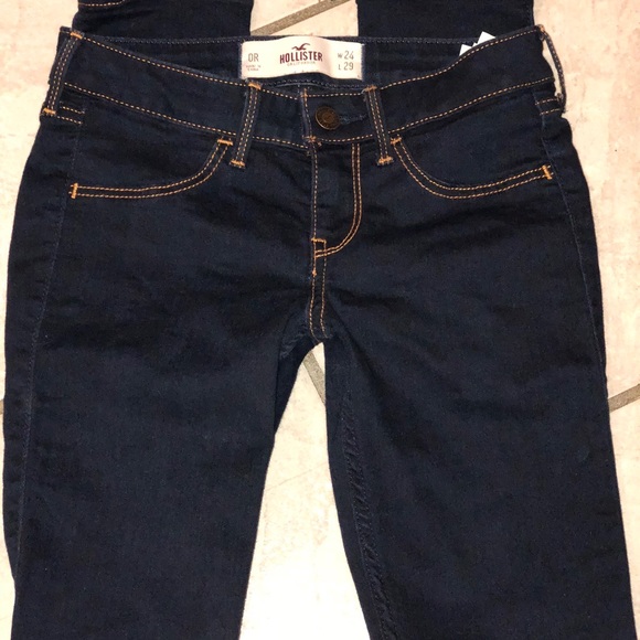 Hollister jeans like new 00r 24 w 29 L jeggings - Picture 2 of 3